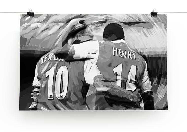 Dennis Bergkamp and Thierry Henry Print - Canvas Art Rocks - 3