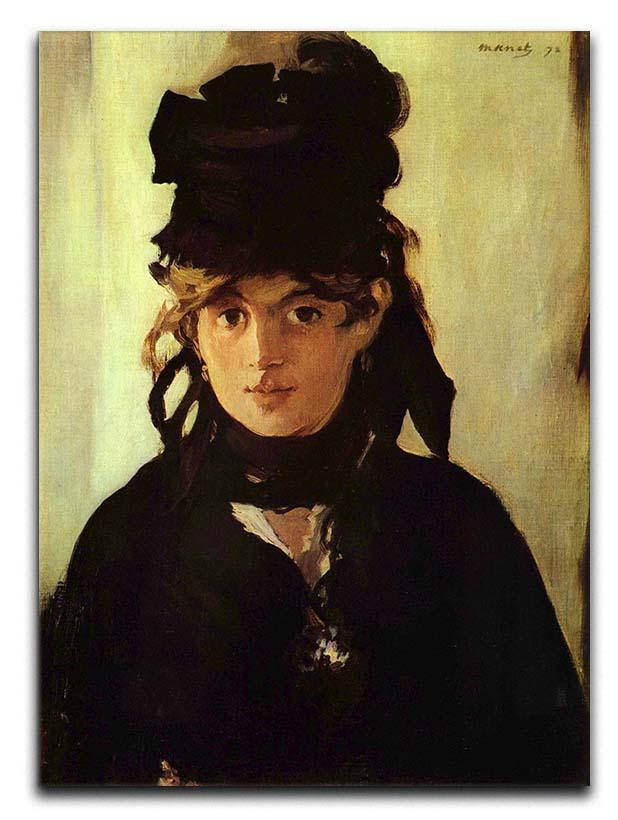 Berthe Morisot by Manet Canvas Print or Poster  - Canvas Art Rocks - 1
