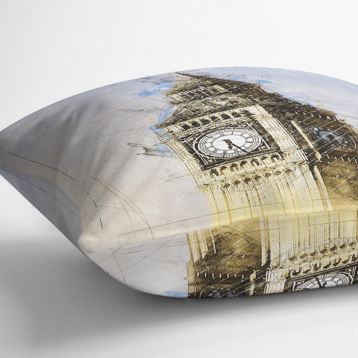 Big Ben Painting Cushion