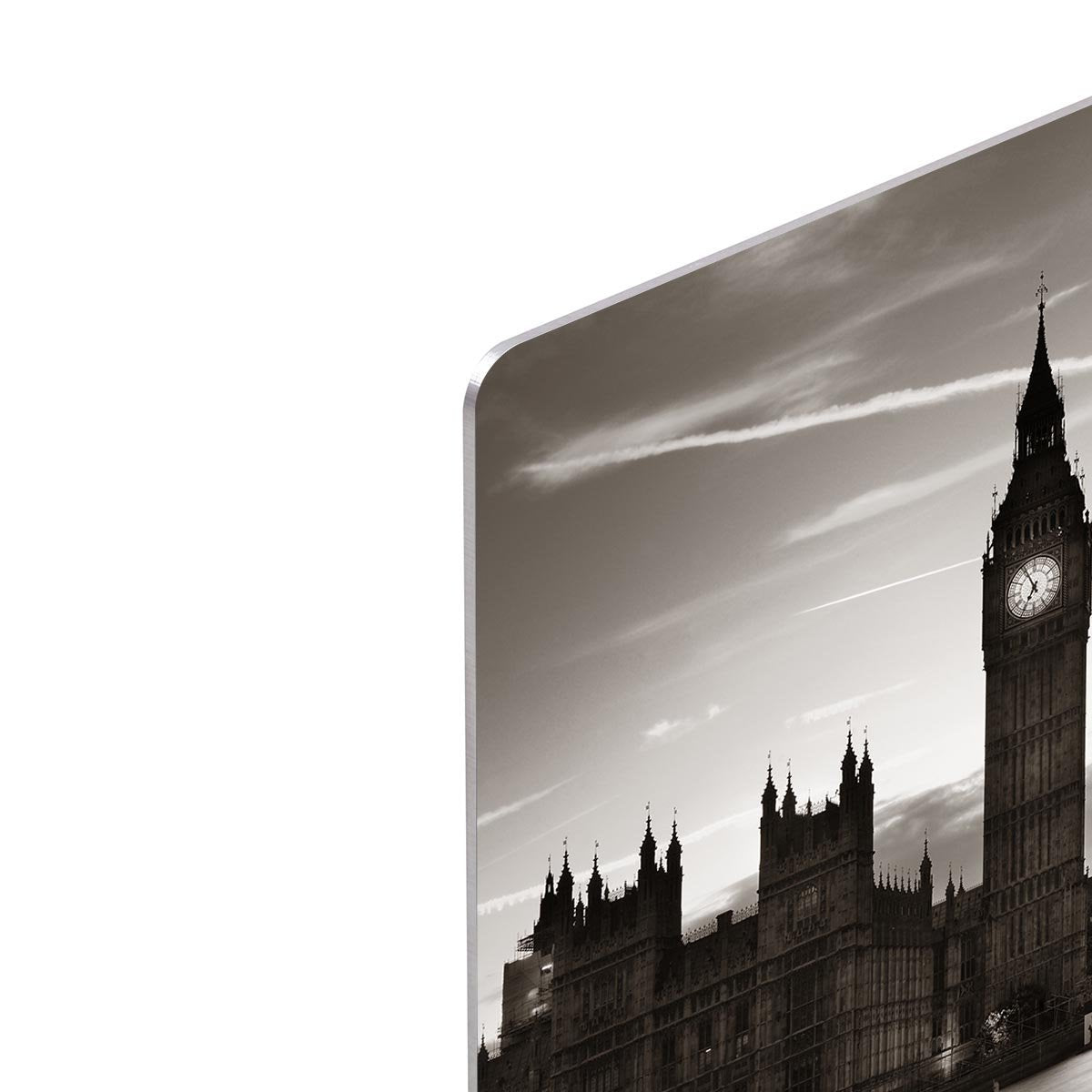 Big Ben and House of Parliament dusk panorama HD Metal Print