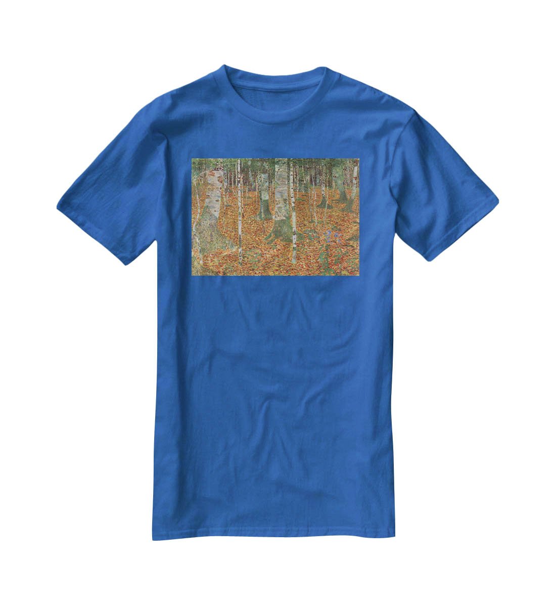 Birch Forest by Klimt T-Shirt - Canvas Art Rocks - 2