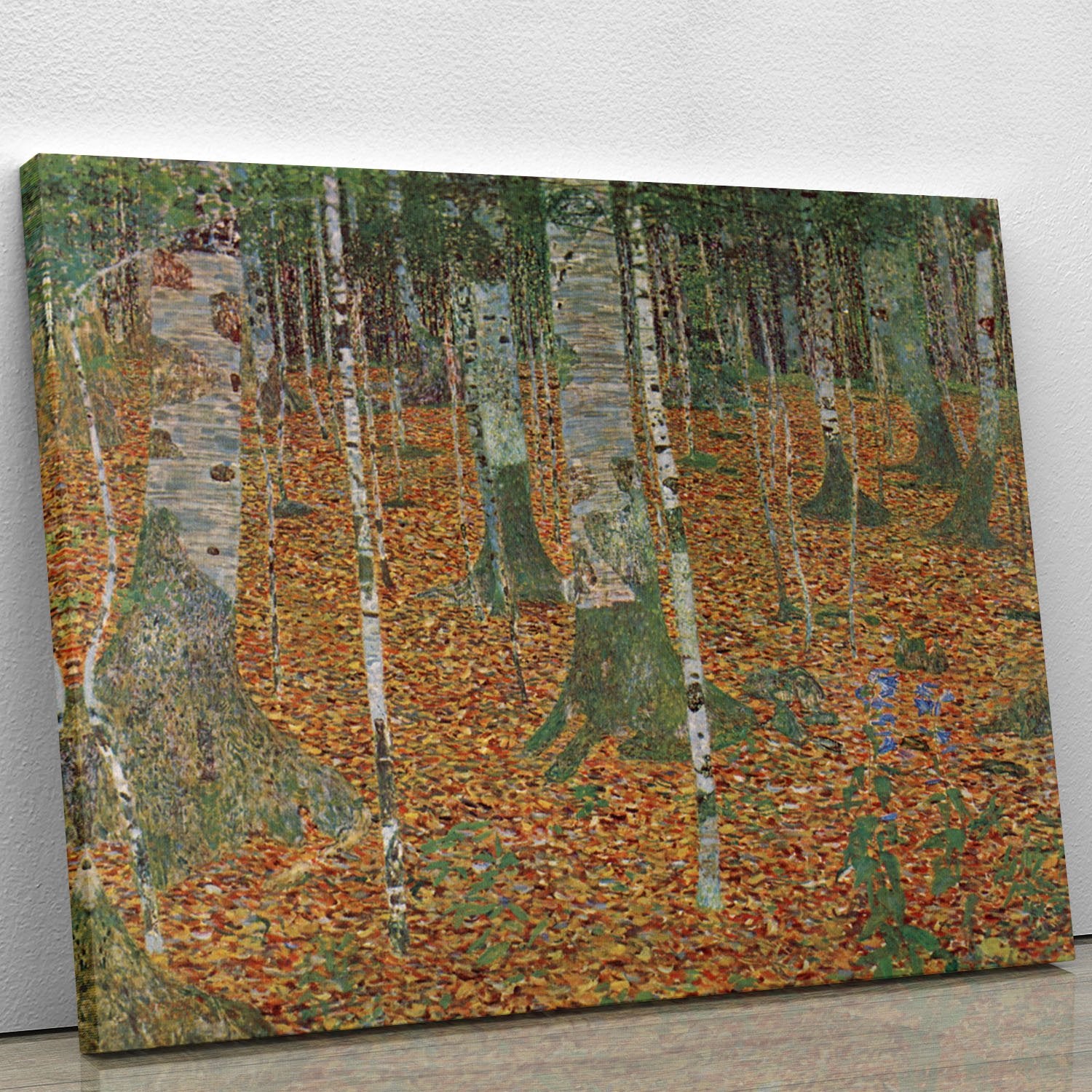 Birch Forest by Klimt Canvas Print or Poster