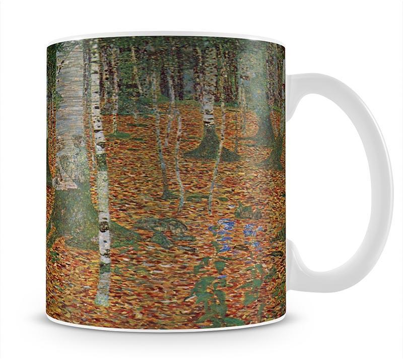 Birch Forest by Klimt Mug - Canvas Art Rocks - 1