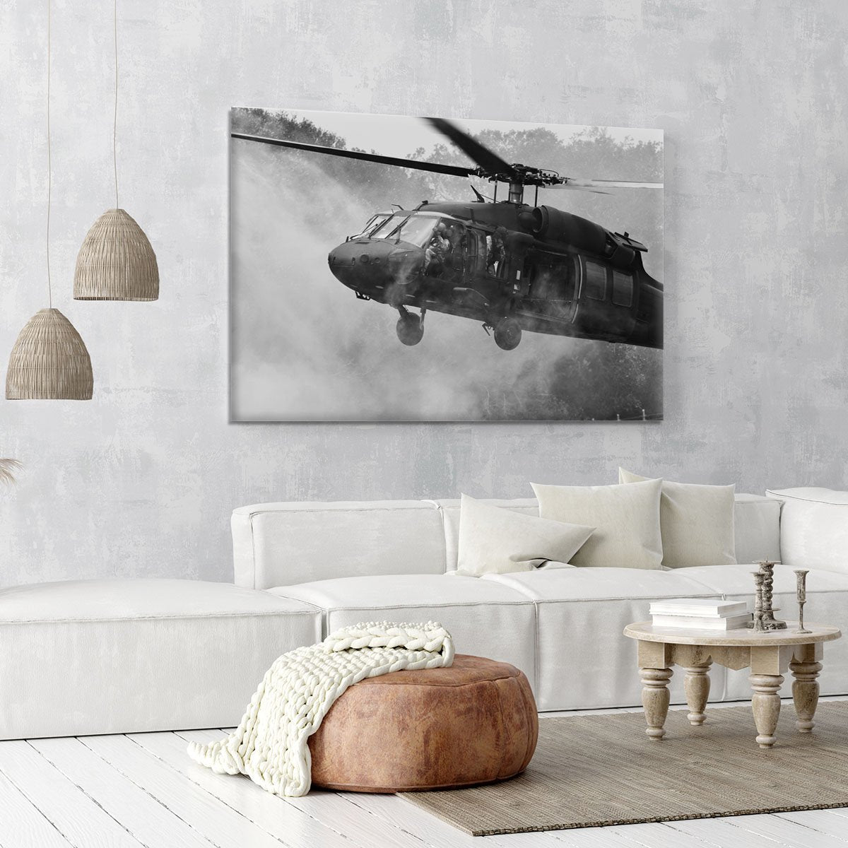 Black Hawk Helicopter Canvas Print or Poster