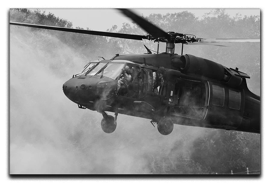Black Hawk Helicopter Canvas Print or Poster  - Canvas Art Rocks - 1