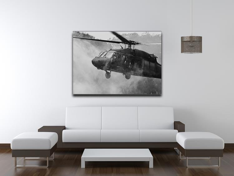 Black Hawk Helicopter Canvas Print or Poster - Canvas Art Rocks - 4