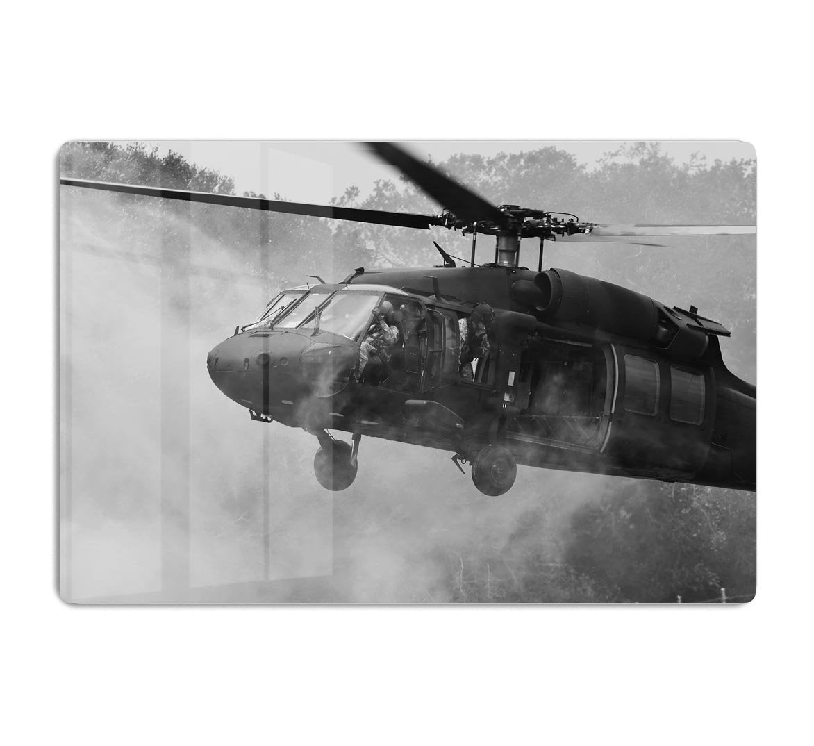 Black Hawk Helicopter HD Metal Print