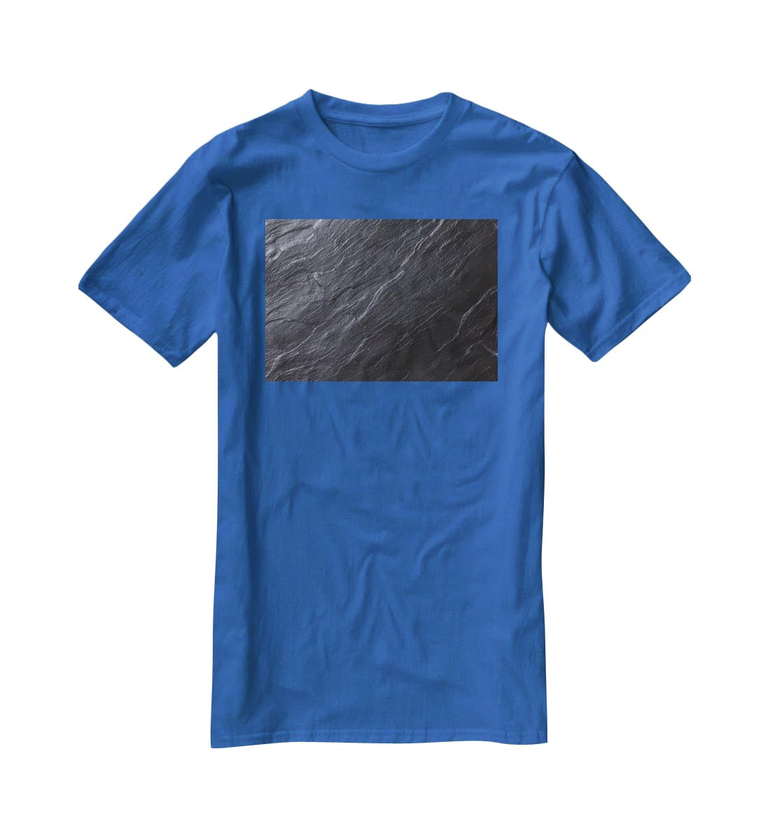 Black Textured Stone T-Shirt - Canvas Art Rocks - 2