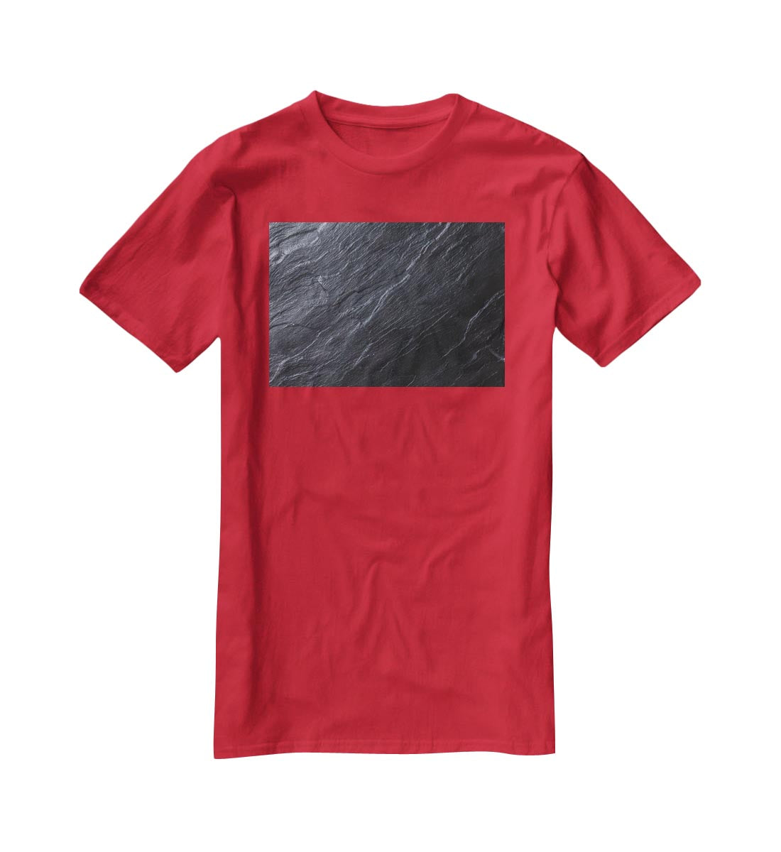 Black Textured Stone T-Shirt - Canvas Art Rocks - 4