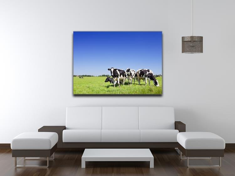 Black and white cows Canvas Print or Poster - Canvas Art Rocks - 4