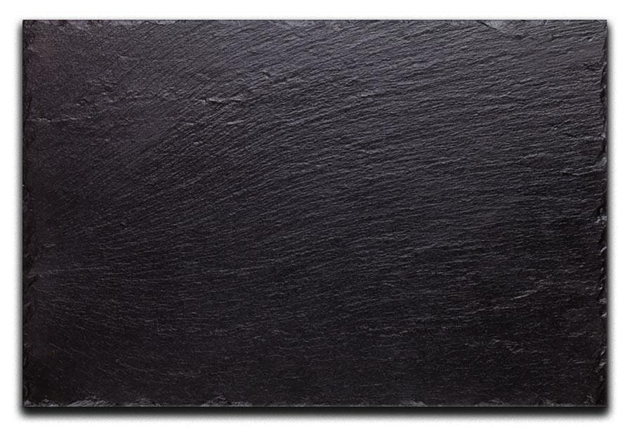 Black slate stone Canvas Print or Poster - Canvas Art Rocks - 1