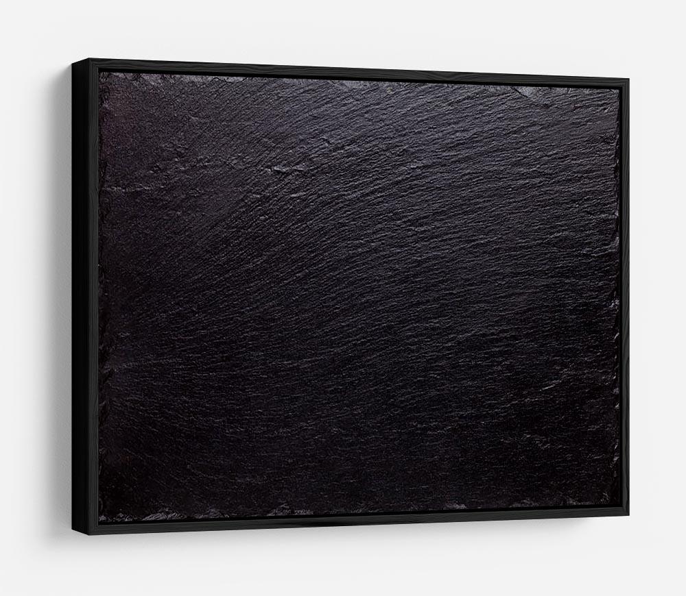 Black slate stone HD Metal Print - Canvas Art Rocks - 6