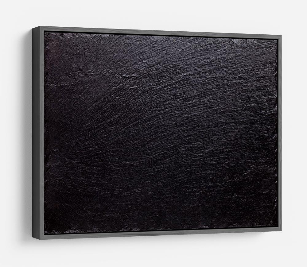 Black slate stone HD Metal Print - Canvas Art Rocks - 9