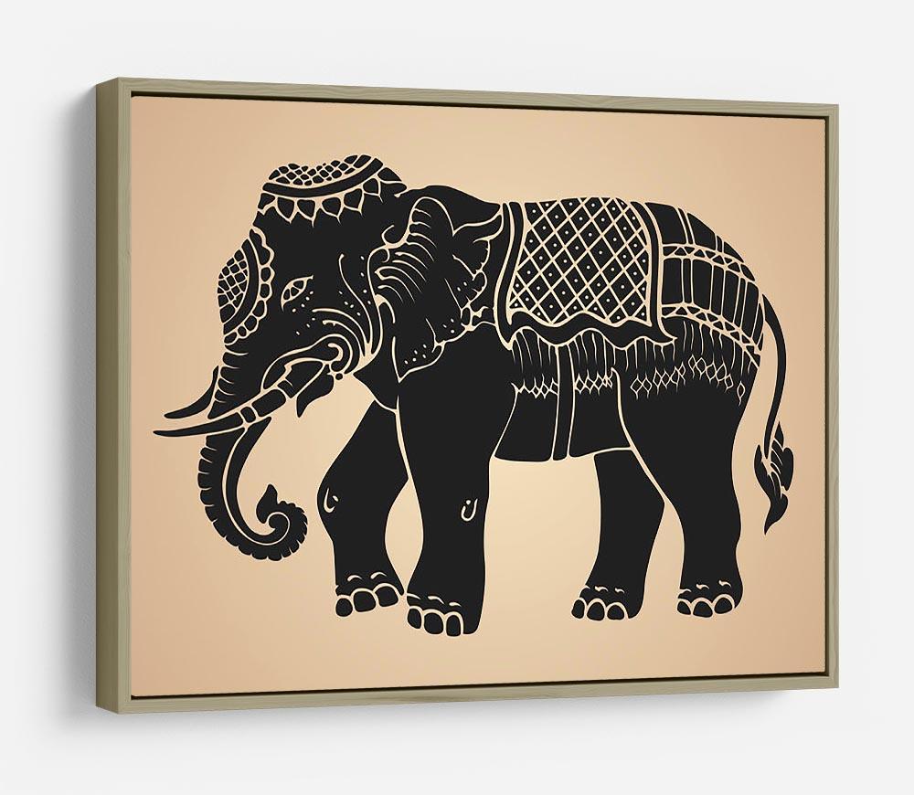Black war elephant HD Metal Print - Canvas Art Rocks - 8