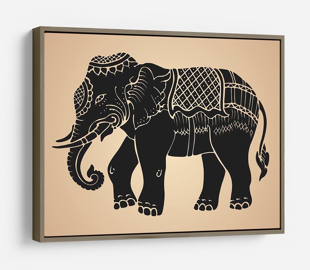 Black war elephant HD Metal Print - Canvas Art Rocks - 10