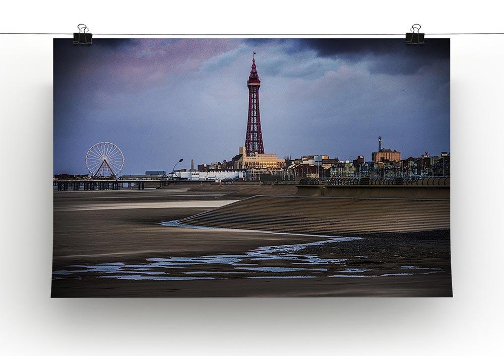 Blackpool Tower Canvas Print or Poster - Canvas Art Rocks - 2