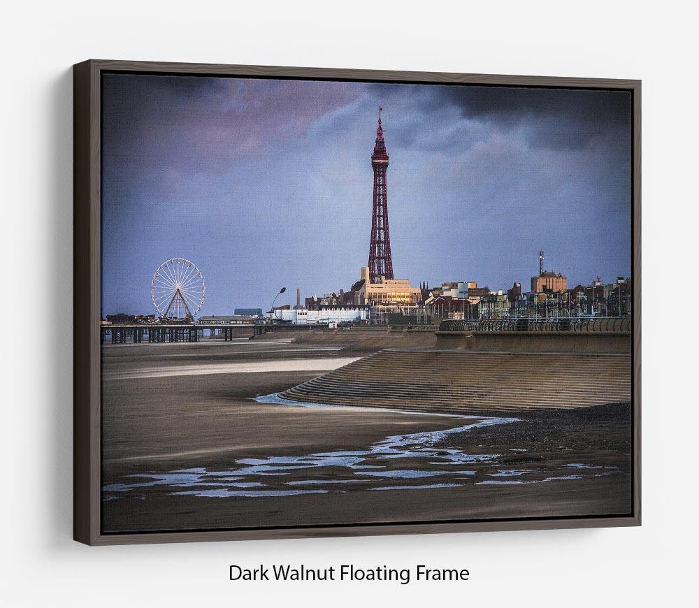 Blackpool Tower Floating Frame Canvas - Canvas Art Rocks - 5