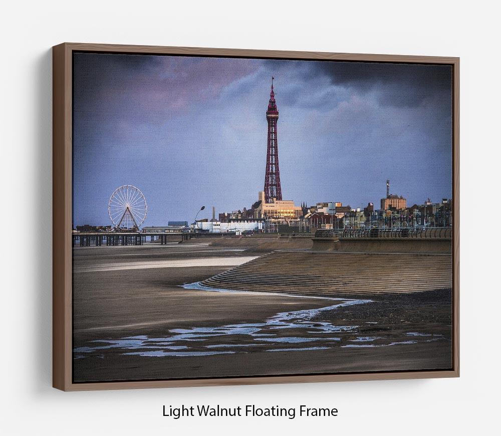 Blackpool Tower Floating Frame Canvas - Canvas Art Rocks 7