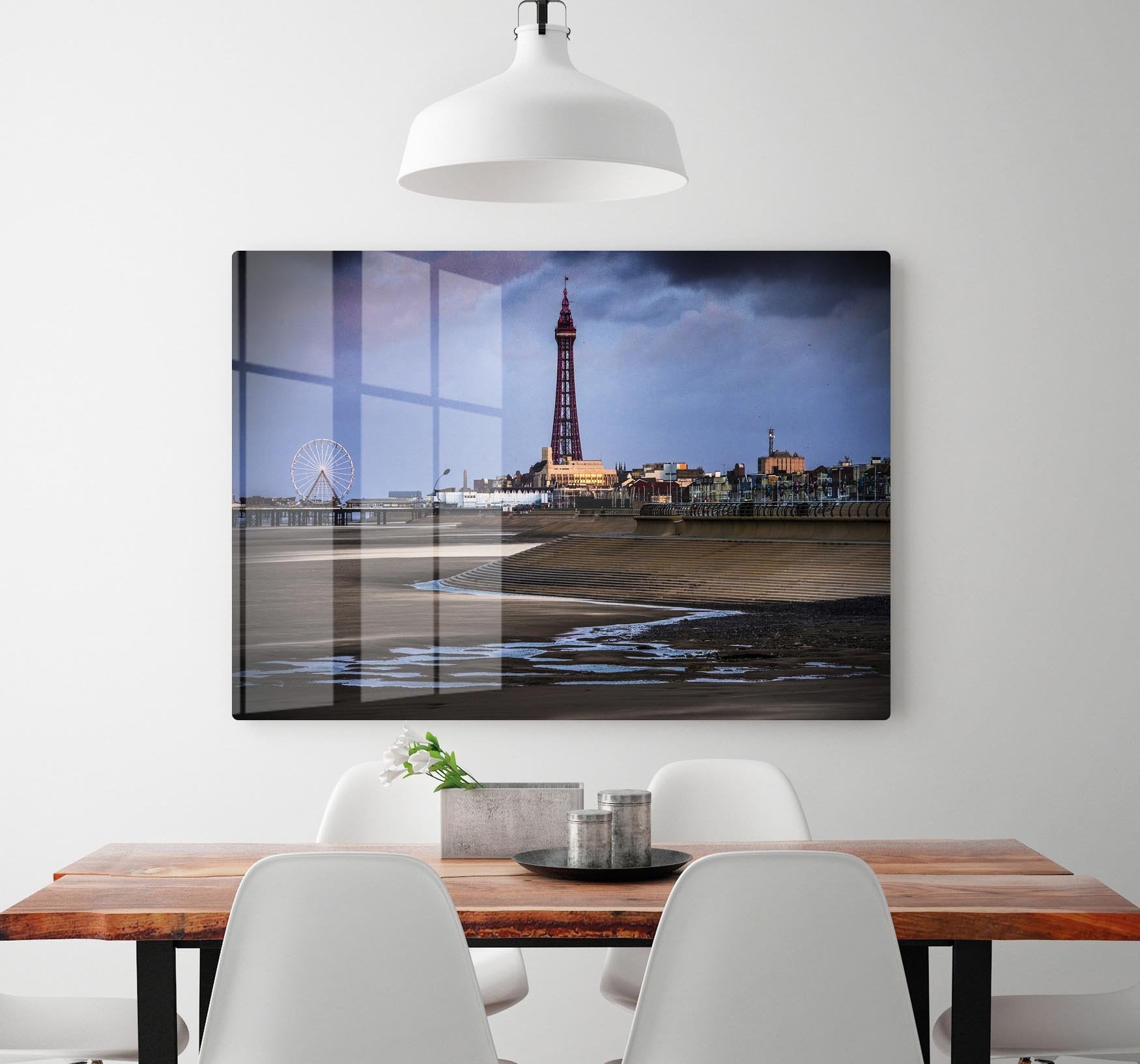 Blackpool Tower HD Metal Print - Canvas Art Rocks - 2