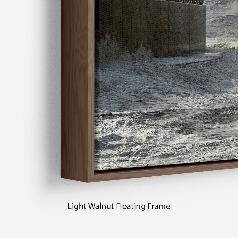 Blackpool after the storm Floating Frame Canvas - Canvas Art Rocks - 8