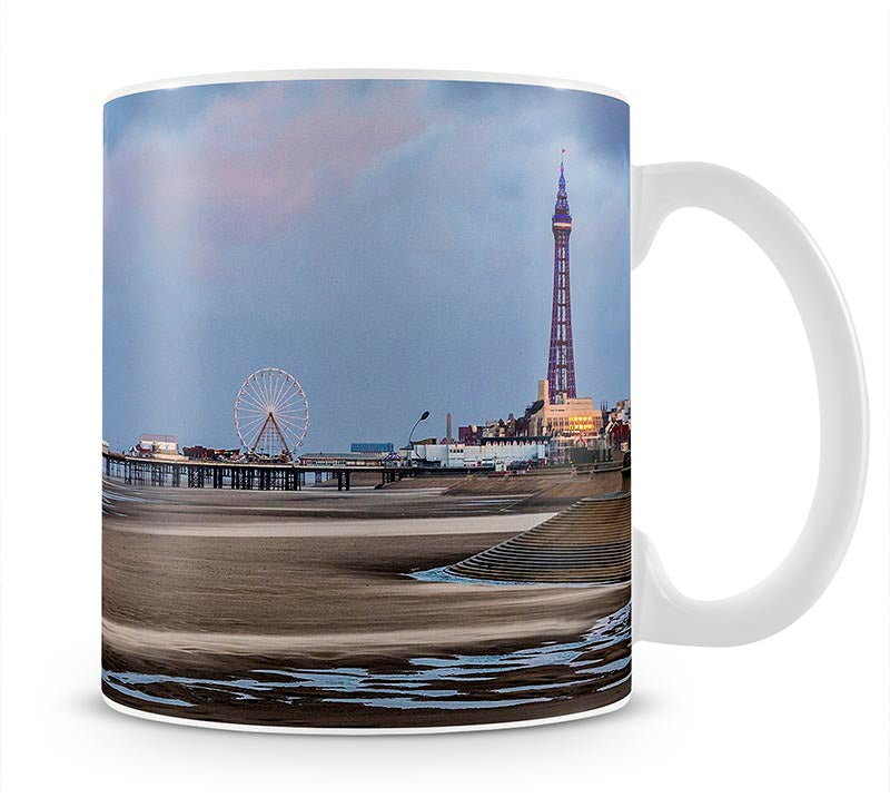 Blackpool view Mug - Canvas Art Rocks - 1