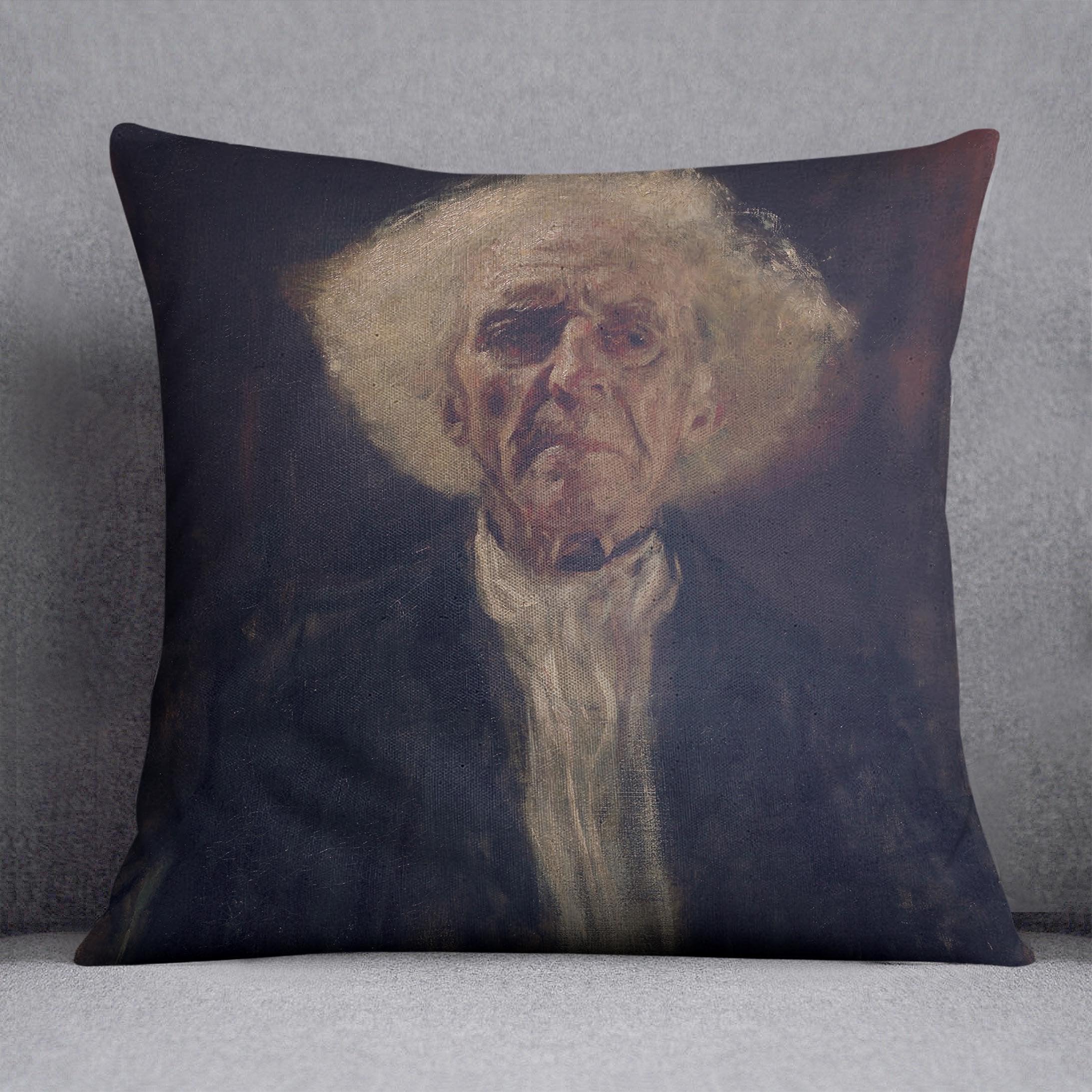 Blind Man by Klimt Throw Pillow