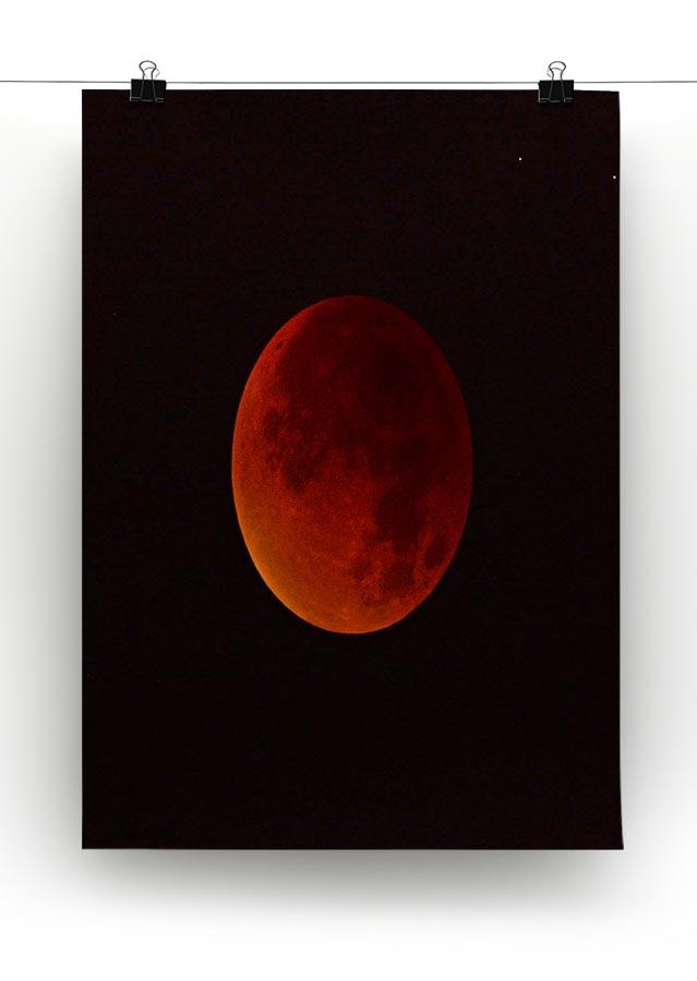 Blood Moon Rising Canvas Print or Poster - Canvas Art Rocks - 2