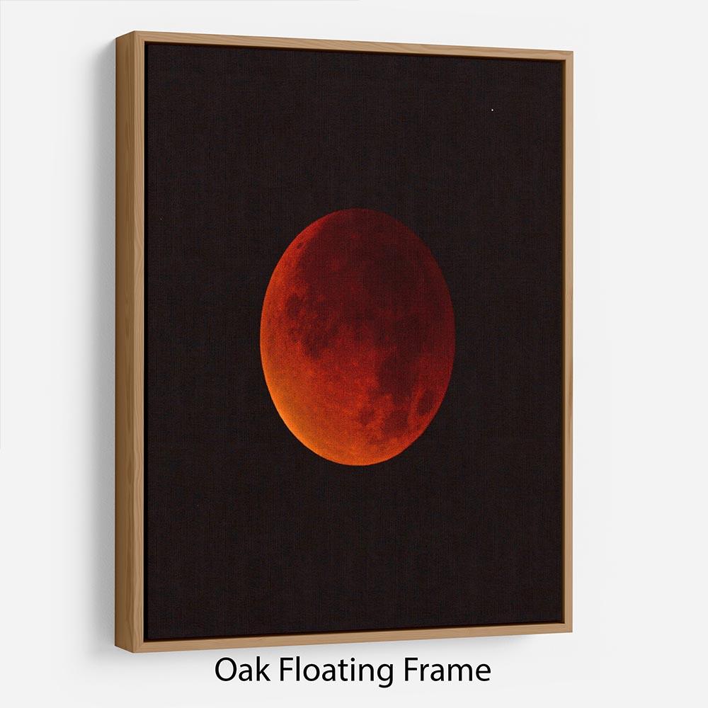 Blood Moon Rising Floating Frame Canvas - Canvas Art Rocks - 9