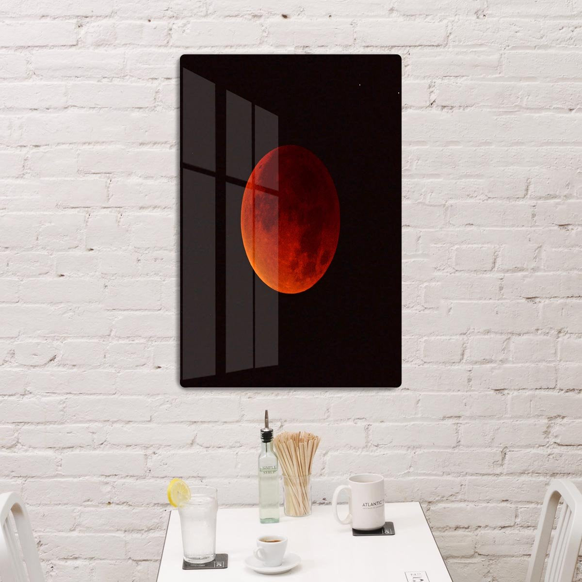 Blood Moon Rising HD Metal Print - Canvas Art Rocks - 3