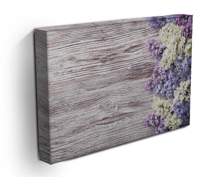 Blossom branch on wooden Canvas Print or Poster - Canvas Art Rocks - 3