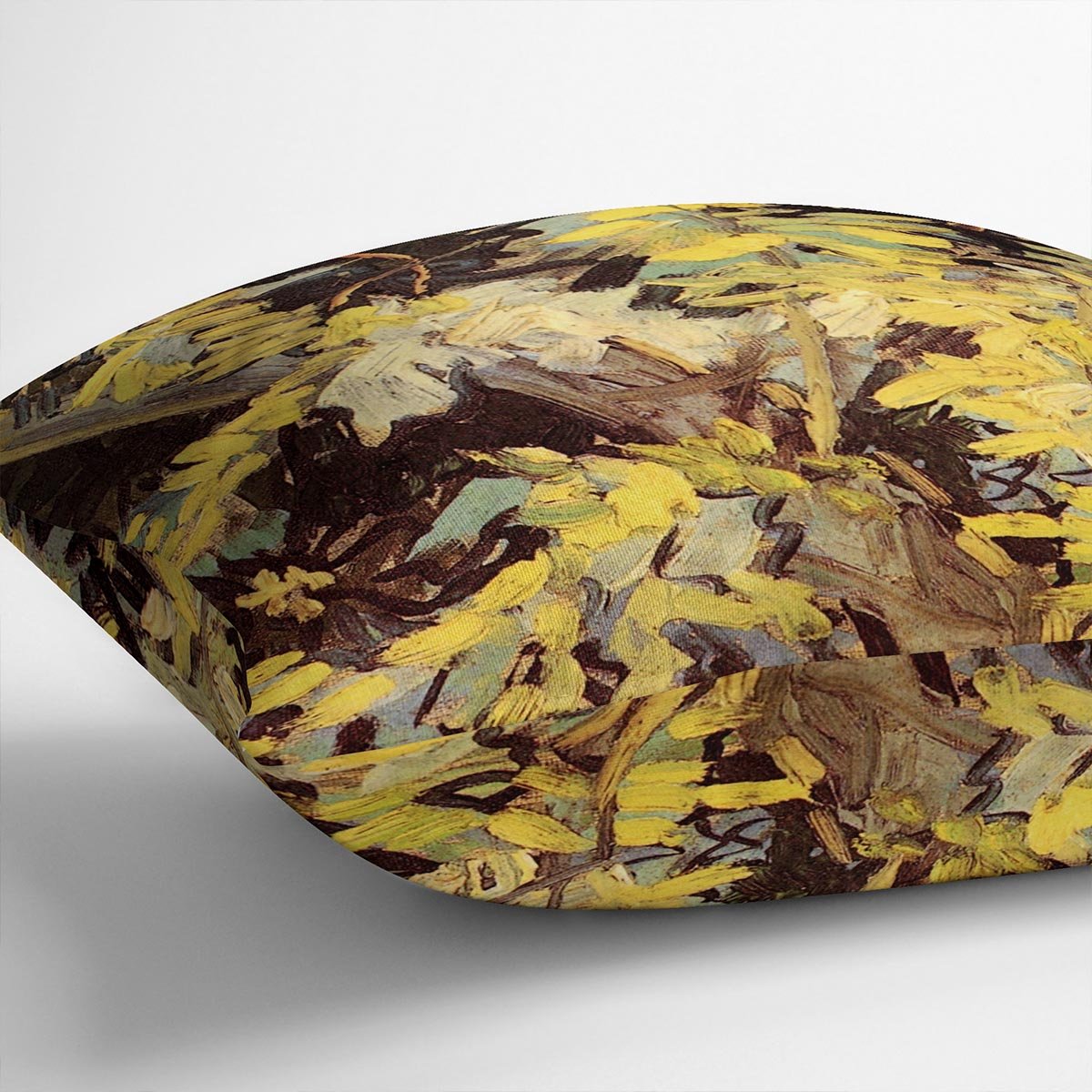 Blossoming Acacia Branches by Van Gogh Throw Pillow