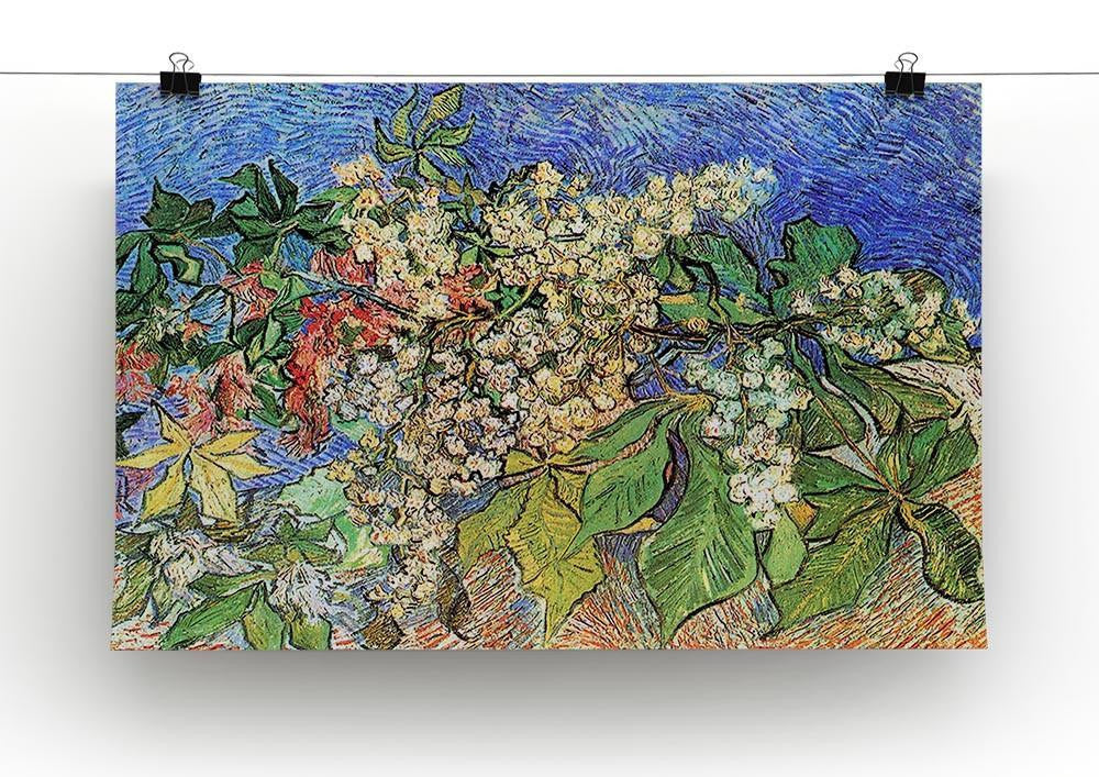 Blossoming Chestnut Branches by Van Gogh Canvas Print & Poster - Canvas Art Rocks - 2