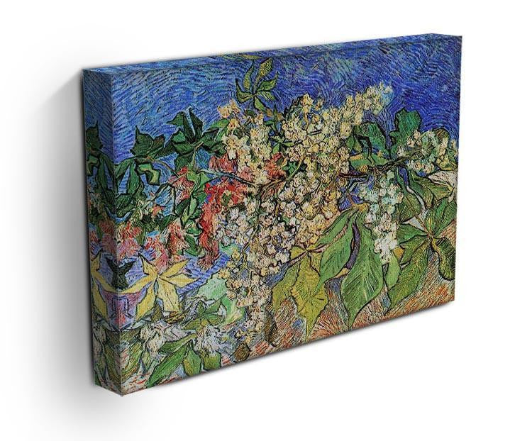 Blossoming Chestnut Branches by Van Gogh Canvas Print & Poster - Canvas Art Rocks - 3