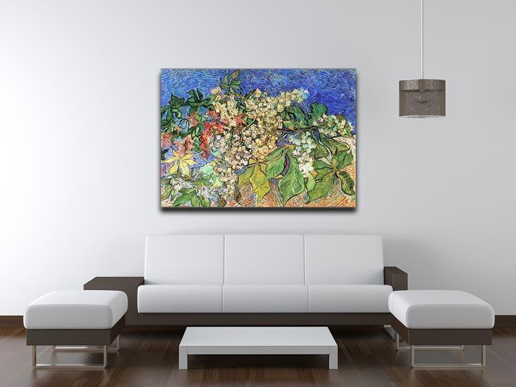Blossoming Chestnut Branches by Van Gogh Canvas Print & Poster - Canvas Art Rocks - 4