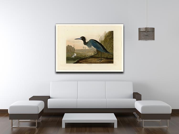 Blue Crane by Audubon Canvas Print or Poster - Canvas Art Rocks - 4