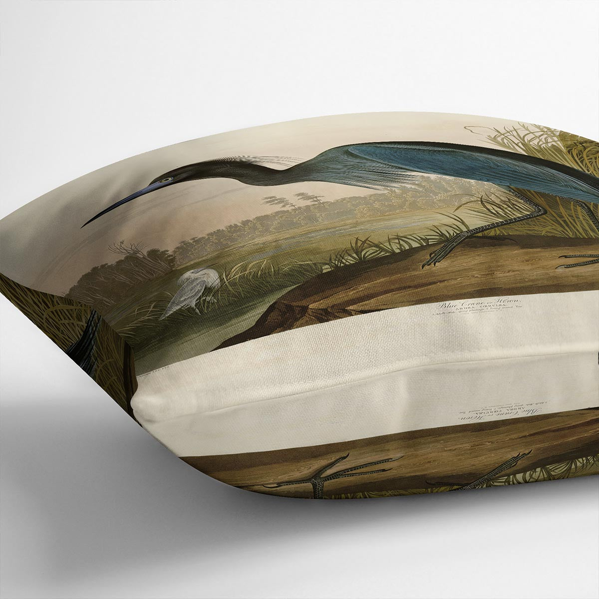 Blue Crane by Audubon Cushion