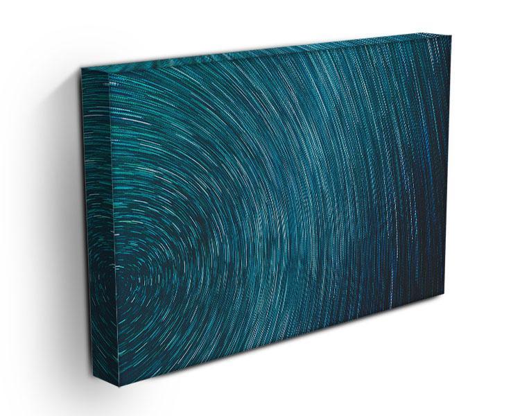 Blue Star Abstract Painting Canvas Print or Poster - Canvas Art Rocks - 3
