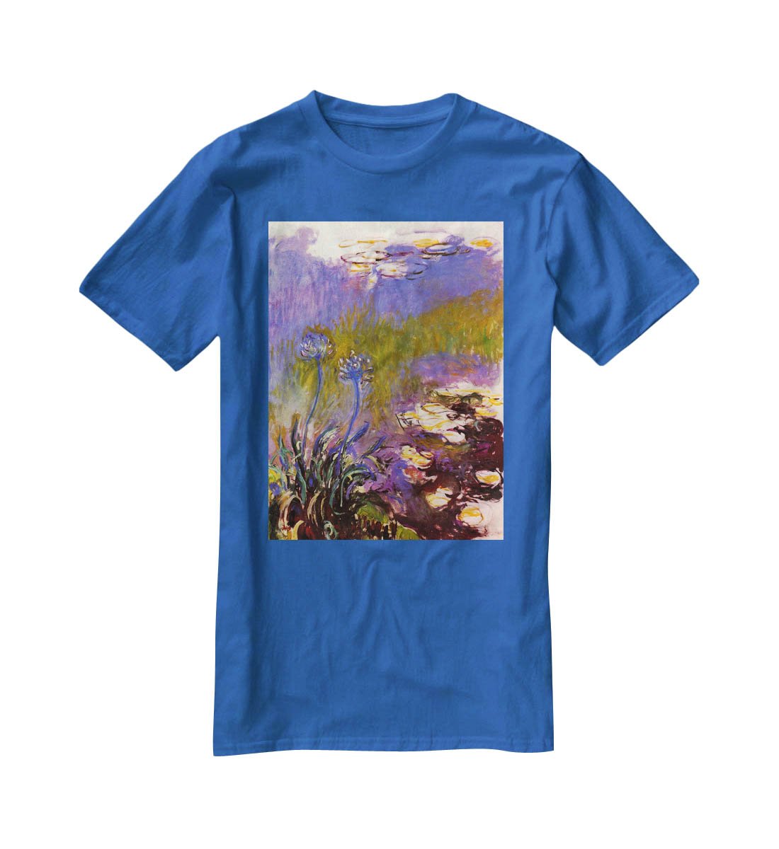 Blue Tuberosen by Monet T-Shirt - Canvas Art Rocks - 2