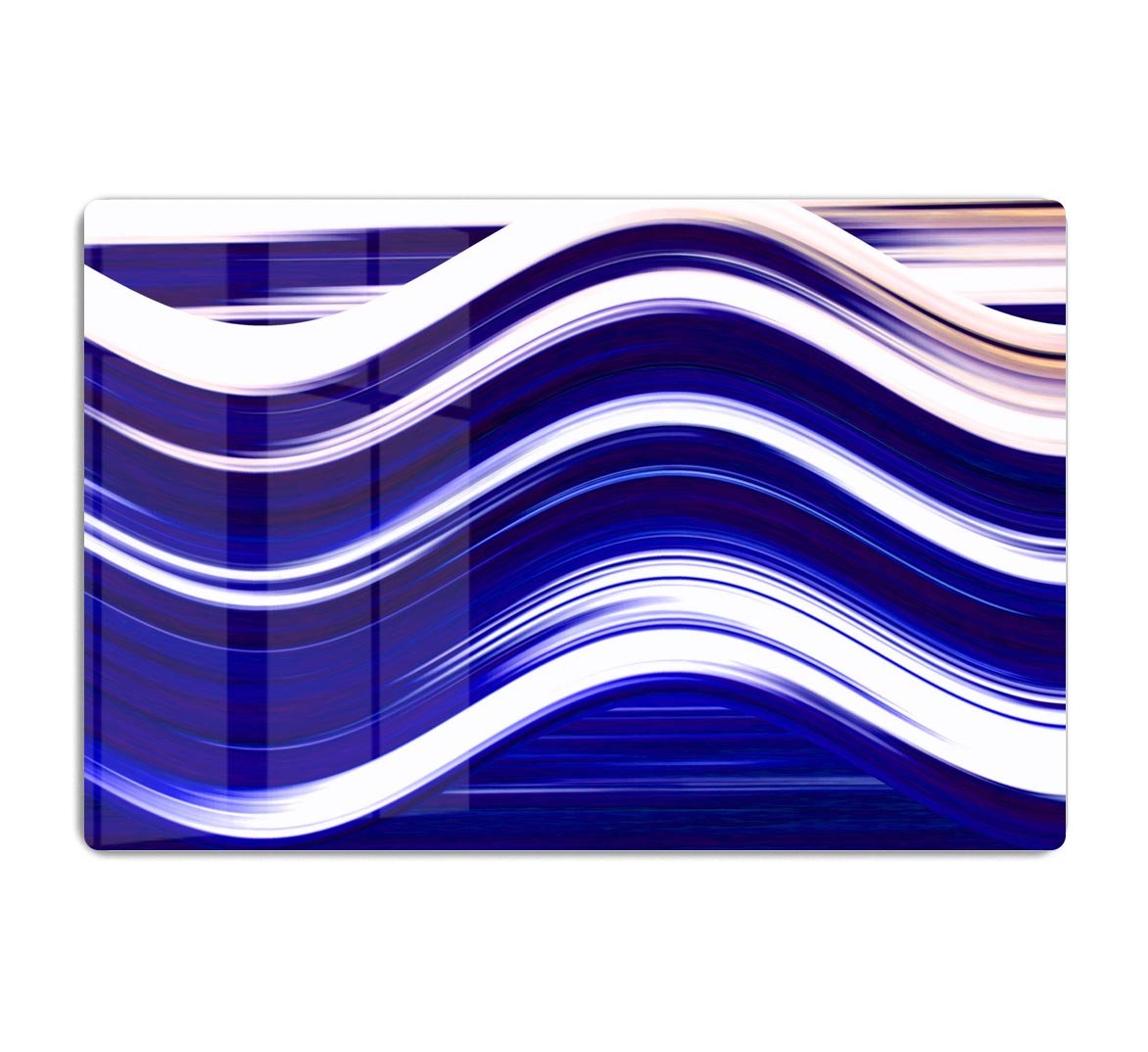 Blue Wave HD Metal Print - Canvas Art Rocks - 1
