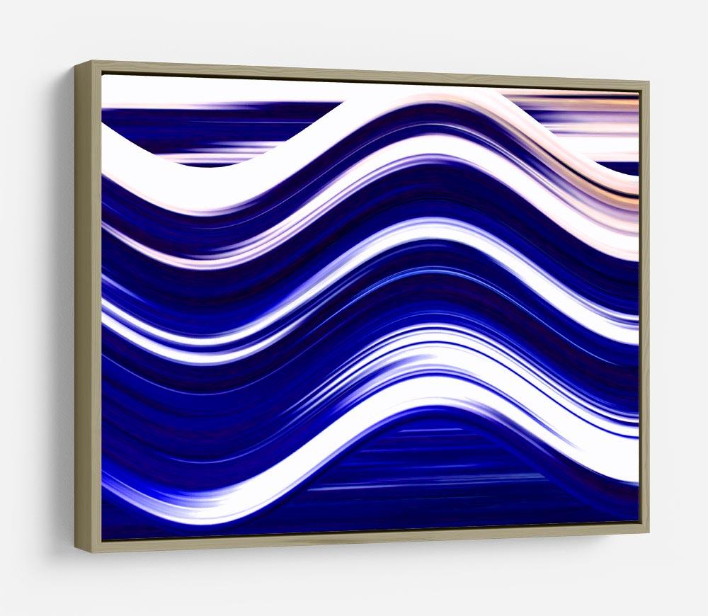 Blue Wave HD Metal Print - Canvas Art Rocks - 8