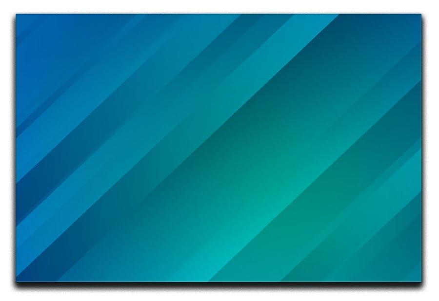 Blue and Green Canvas Print or Poster  - Canvas Art Rocks - 1