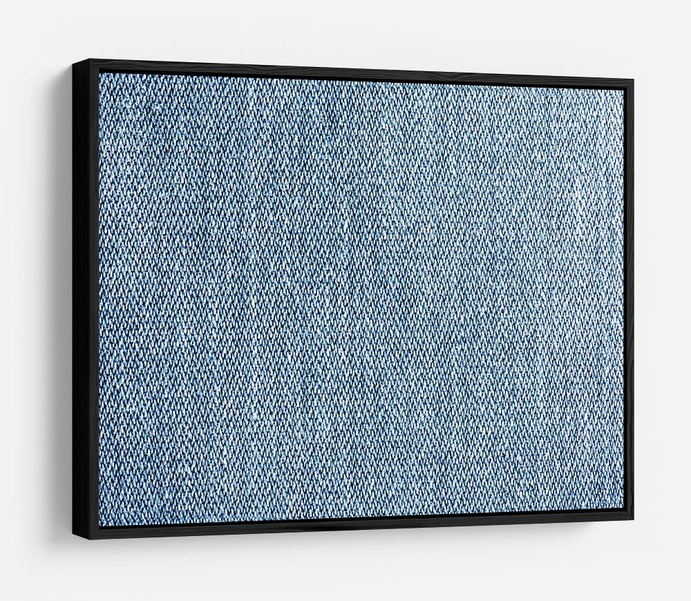 Blue denim texture HD Metal Print - Canvas Art Rocks - 6