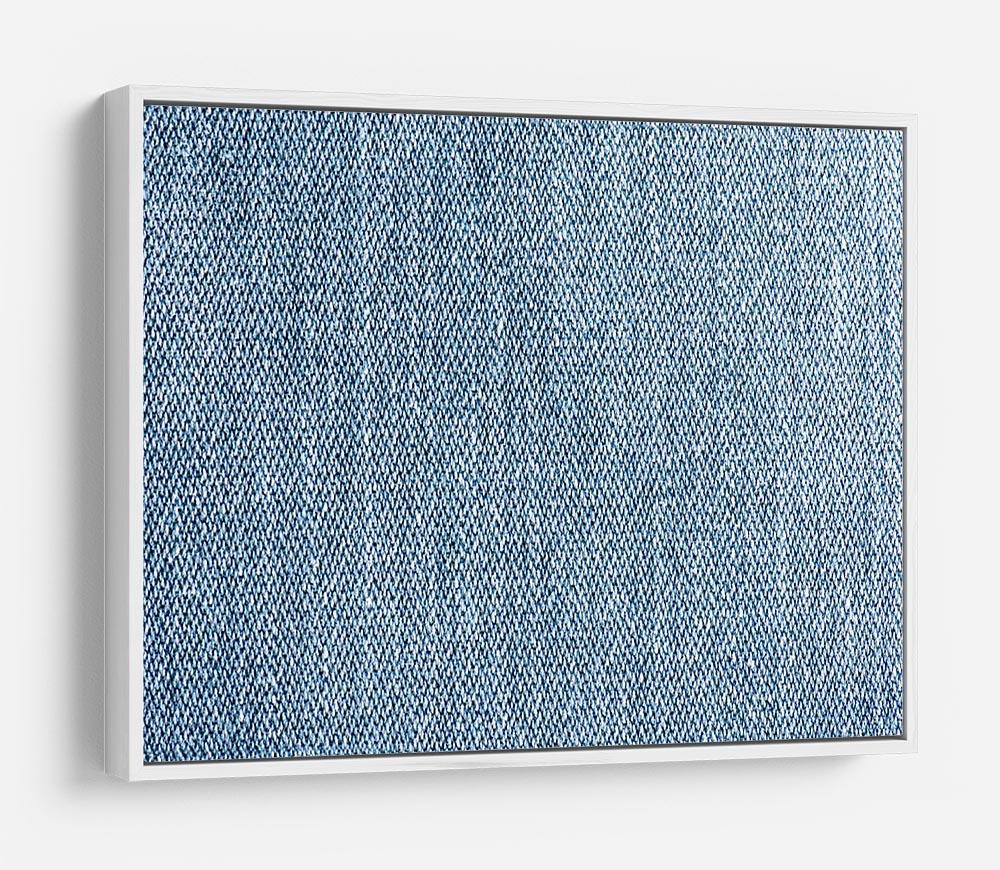 Blue denim texture HD Metal Print - Canvas Art Rocks - 7