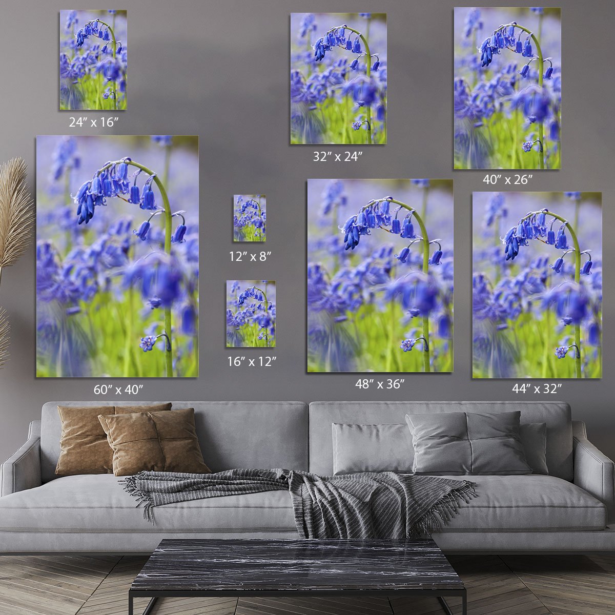Bluebells Canvas Print or Poster