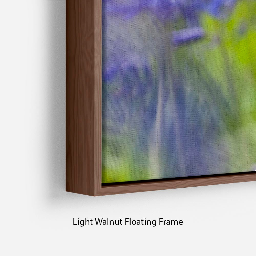 Bluebells Floating Frame Canvas - Canvas Art Rocks - 8