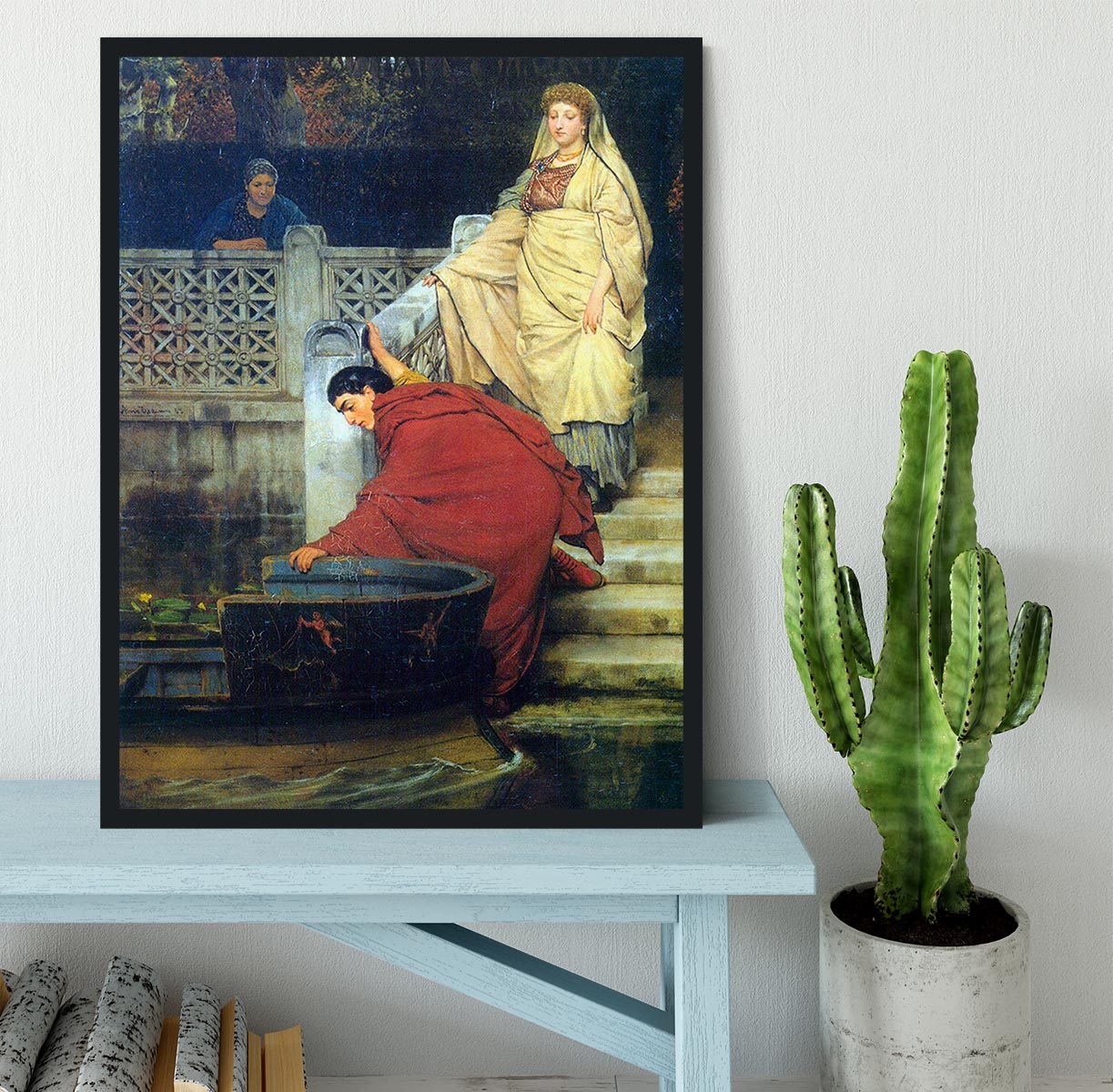 Boating by Alma Tadema Framed Print - Canvas Art Rocks - 2