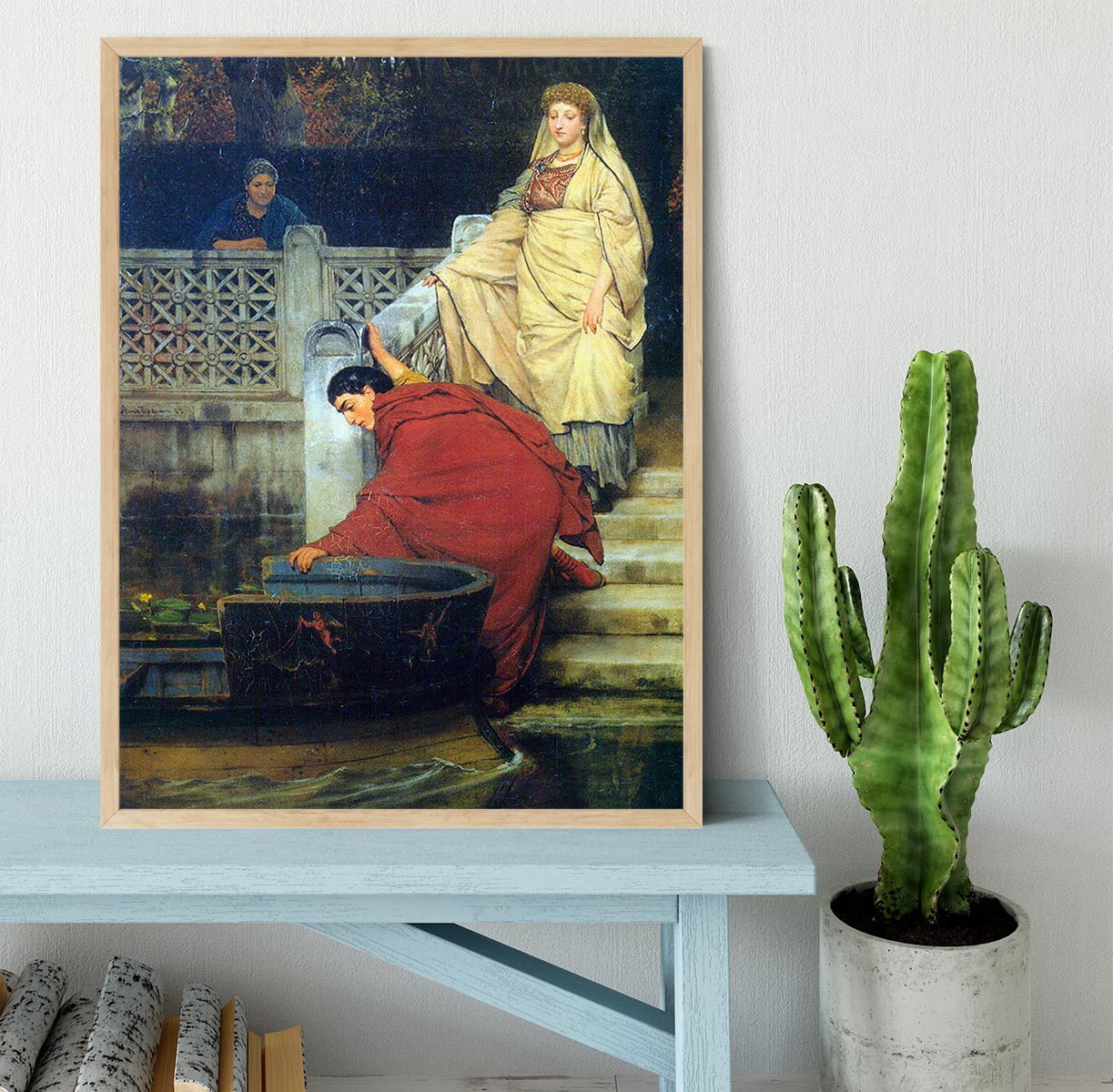 Boating by Alma Tadema Framed Print - Canvas Art Rocks - 4