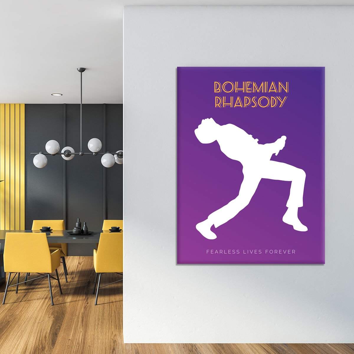 Bohemian Rhapsody Minimal Movie Canvas Print or Poster