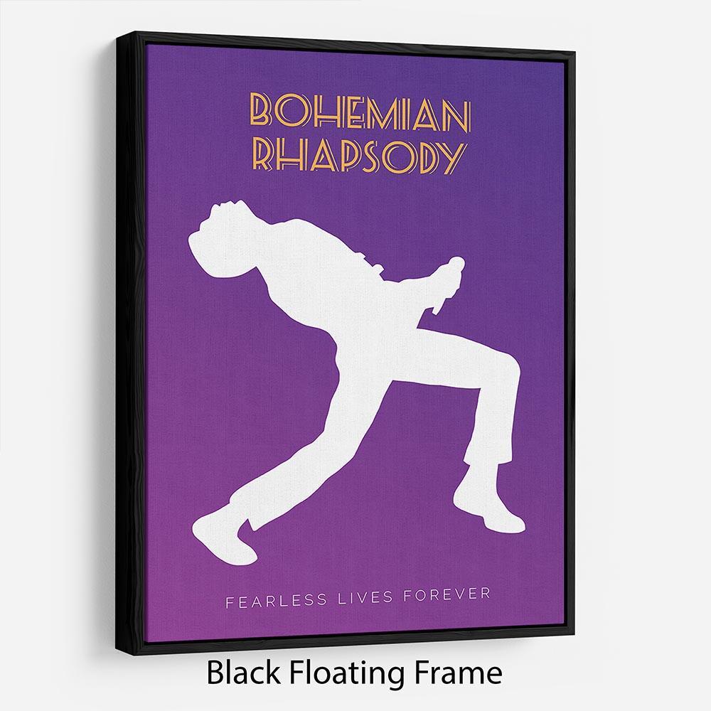 Bohemian Rhapsody Minimal Movie Floating Frame Canvas - Canvas Art Rocks - 1