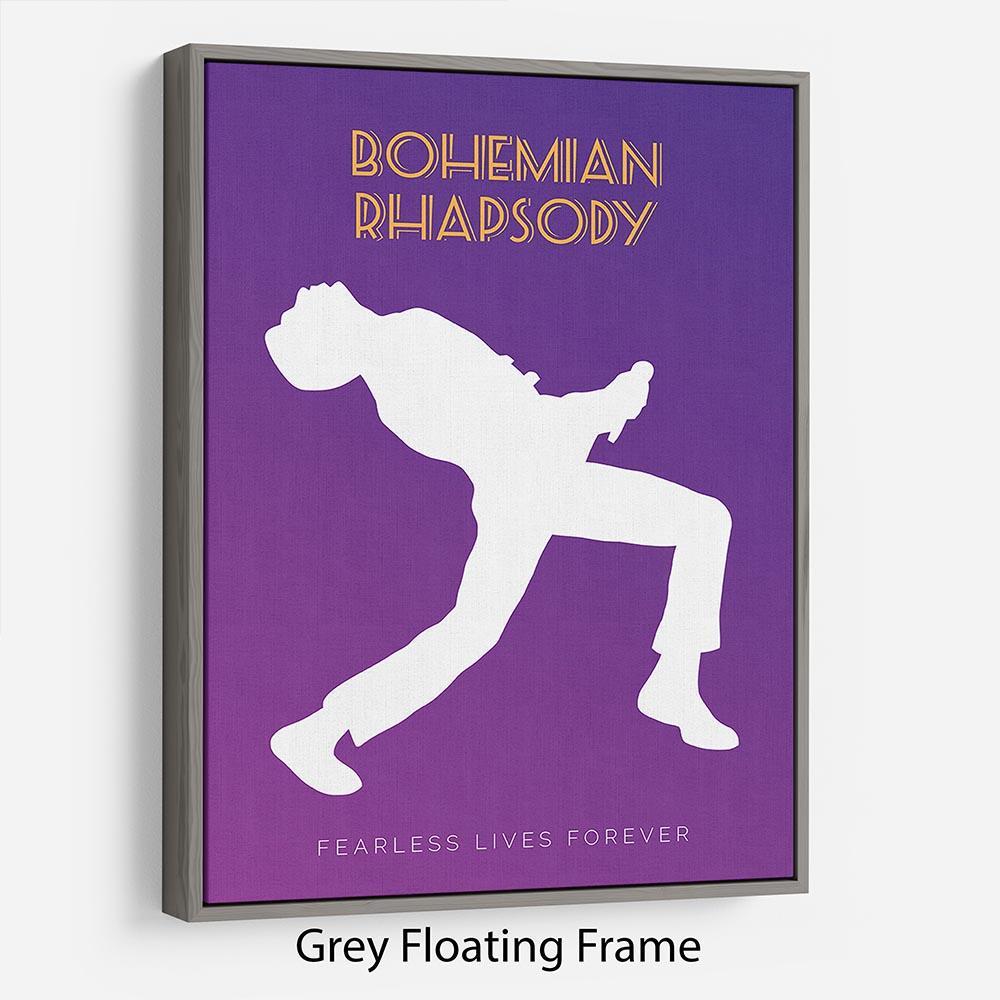 Bohemian Rhapsody Minimal Movie Floating Frame Canvas - Canvas Art Rocks - 3
